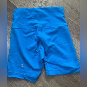 LULULEMON - 6” wunder train biker shorts size small- poolside size 4